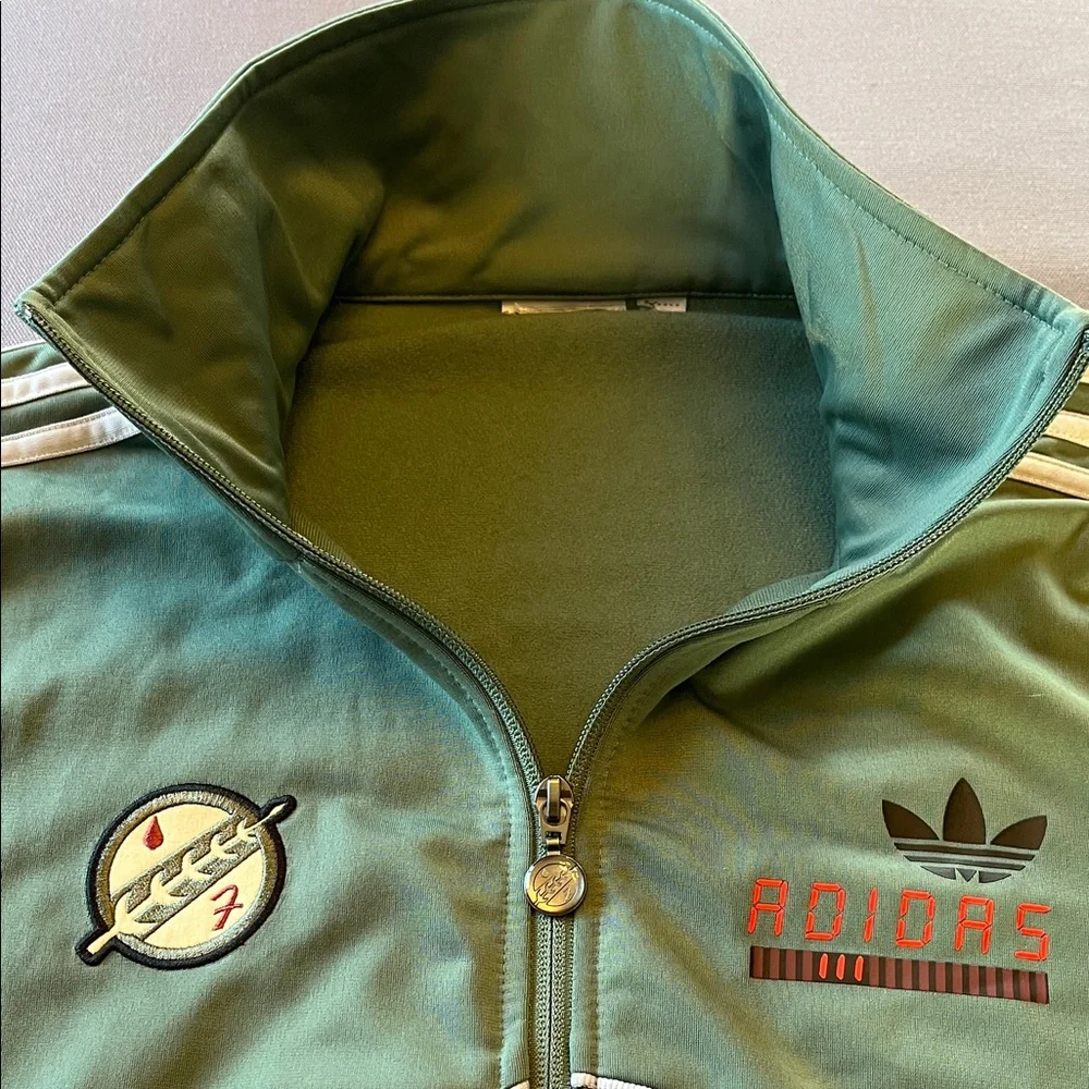 Adidas Star Wars Boba Fett Firebird Classic Track Jacket Trace Green (no tags) - Picture 6 of 8